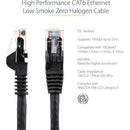 StarTech N6LPATCH6BK 6ft (1.8m) CAT6 Ethernet Cable - Patch Cable - Black