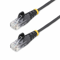 StarTech N6PAT3BKS 3ft CAT6 Cable - Slim CAT6 Patch Cord - Black