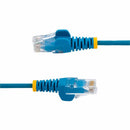 StarTech N6PAT3BLS 3 ft CAT6 Cable - Slim CAT6 Patch Cord - Blue - Snagless RJ45