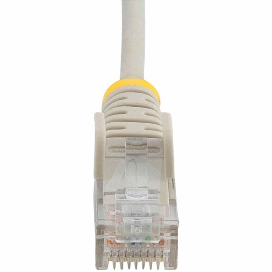 StarTech N6PAT3GRS 3 ft CAT6 Cable - Slim CAT6 Patch Cord - Gray