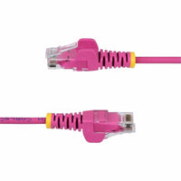 StarTech N6PAT3PKS 3ft Pink Slim CAT6 Ethernet Cable, Slim Snagless RJ45