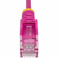 StarTech N6PAT3PKS 3ft Pink Slim CAT6 Ethernet Cable, Slim Snagless RJ45