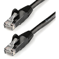 StarTech N6PATCH100BK 100ft CAT6 Ethernet Cable - Black Snagless