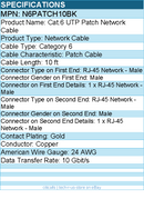 StarTech N6PATCH10BK 10ft CAT6 Ethernet Cable - Black Snagless Gigabit