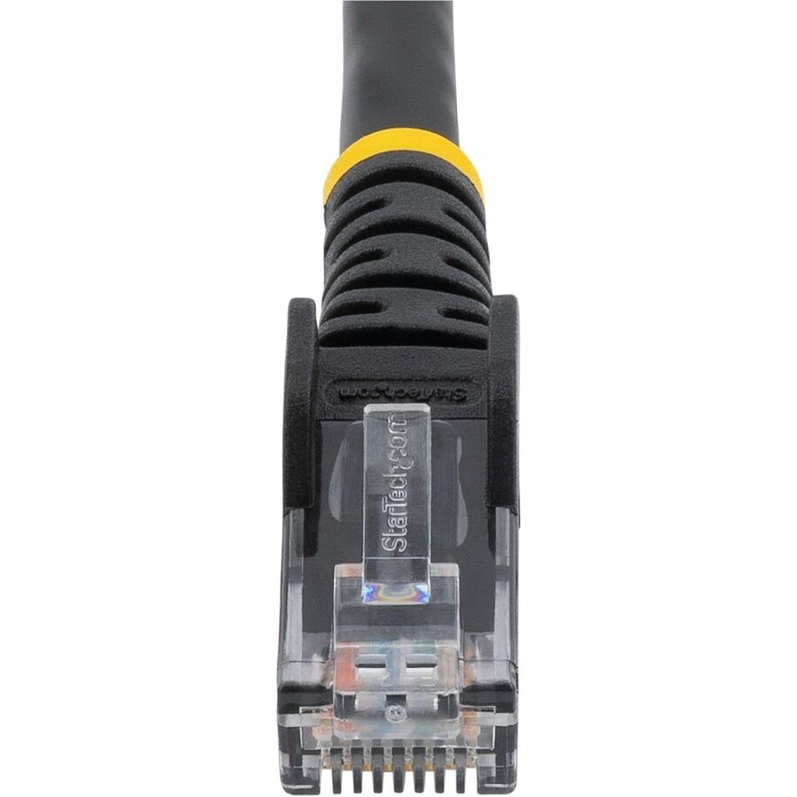 StarTech N6PATCH10BK 10ft CAT6 Ethernet Cable - Black Snagless Gigabit