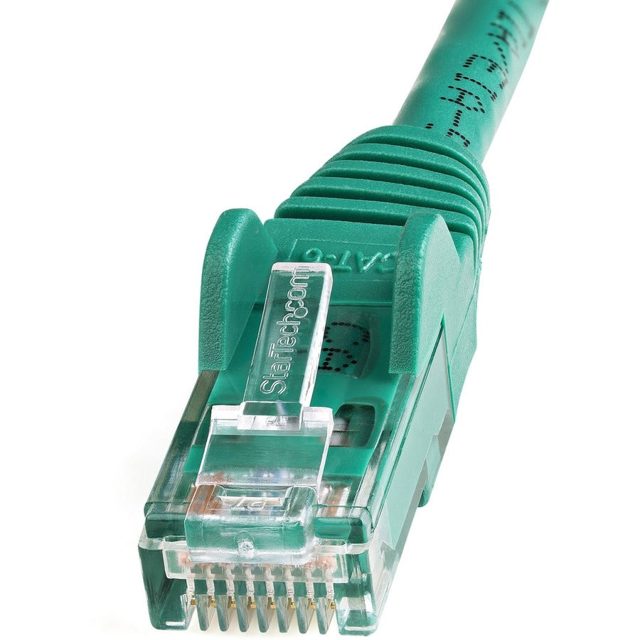 StarTech N6PATCH10GN 10ft CAT6 Ethernet Cable - Green Snagless Gigabit