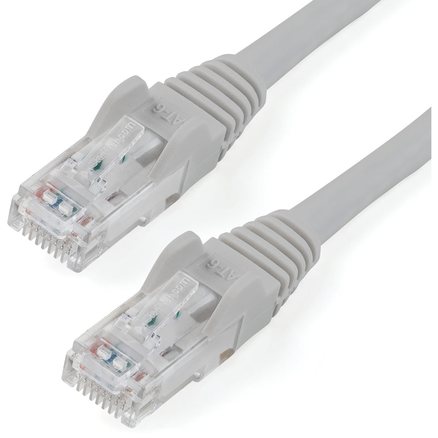 StarTech N6PATCH10GR 10ft CAT6 Ethernet Cable - Gray Snagless Gigabit