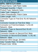StarTech N6PATCH14WH 14ft CAT6 Ethernet Cable - White Snagless Gigabit
