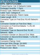 StarTech N6PATCH20BK 20ft CAT6 Ethernet Cable - Black Snagless Gigabit