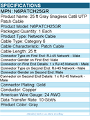 StarTech N6PATCH25GR 25ft CAT6 Ethernet Cable - Gray Snagless Gigabit