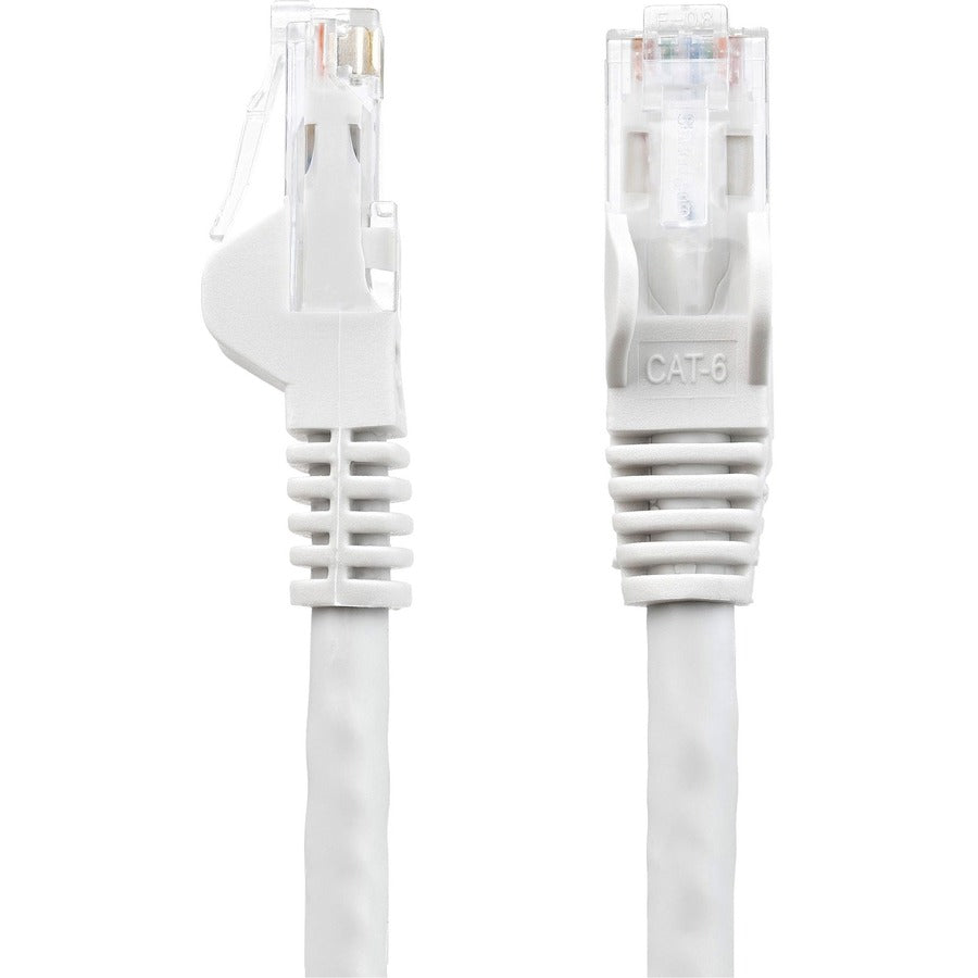 StarTech N6PATCH3WH 3ft CAT6 Ethernet Cable - White Snagless Gigabit