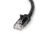 StarTech N6PATCH5BK 5ft GbE Snagless RJ45 UTP Cat6 Patch Cable BK RTL