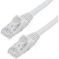StarTech N6PATCH6WH 6ft CAT6 Ethernet Cable - White Snagless Gigabit