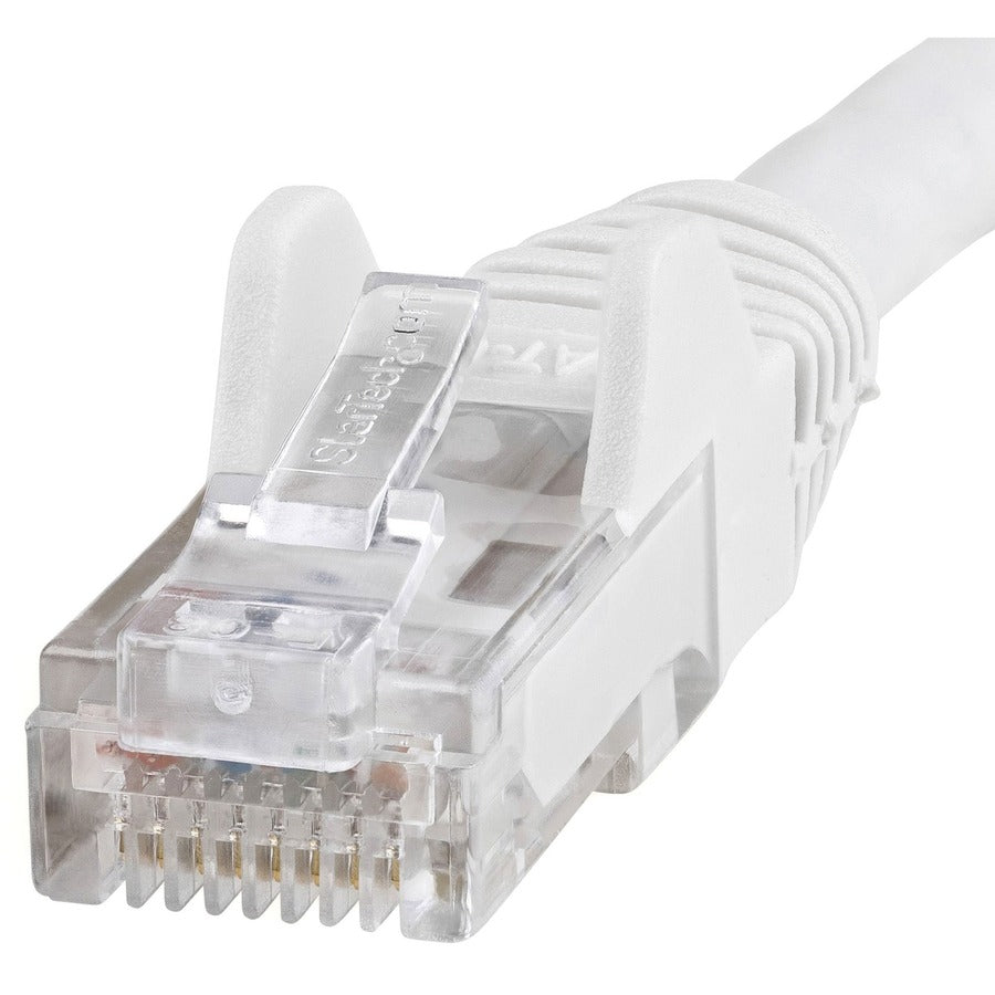 StarTech N6PATCH6WH 6ft CAT6 Ethernet Cable - White Snagless Gigabit