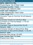 StarTech N6PATCH7BL 7ft CAT6 Ethernet Cable - Blue Snagless Gigabit