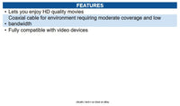 IQSIGHT NBN-MCSMB-03M Analog Monitor Cable SMB (Female) to BNC