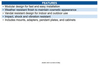 IQSIGHT NDA-U-CBB Conduit Back Box, 148mm