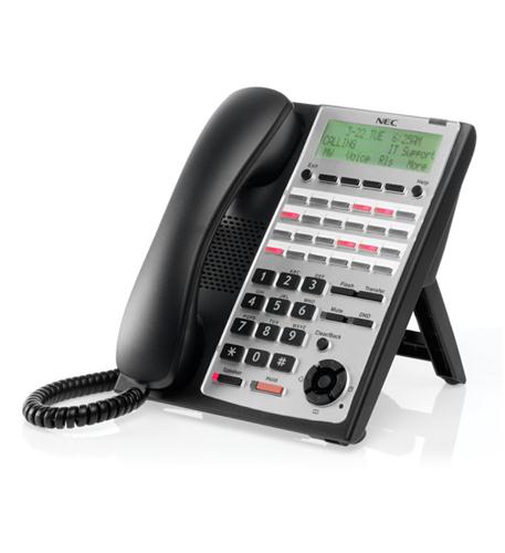 NEC NEC-1100063 BE110272 24-Button Full-Duplex Tel Black