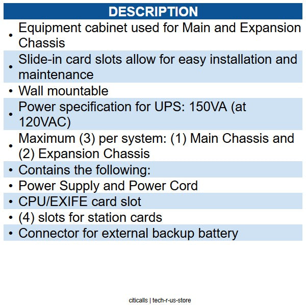 NEC NEC-BE116491 SL2100 Chassis