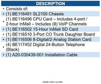 NEC NEC-BE117450 SL2100 24-Button Dig. Qk Start Kit