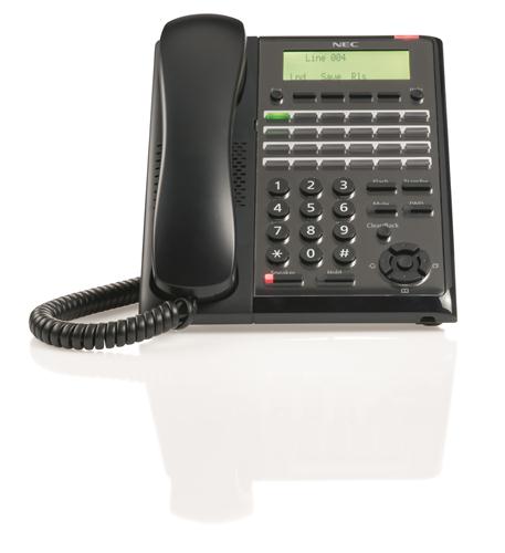 NEC NEC-BE117452 SL2100 Digital 24-Button Telephone (BK)