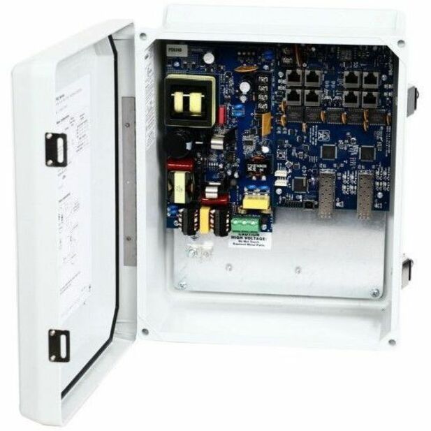 Altronix NETWAYSP8WP2 8-port Hardened PoE+ Switch with Integral Power 8 Ports