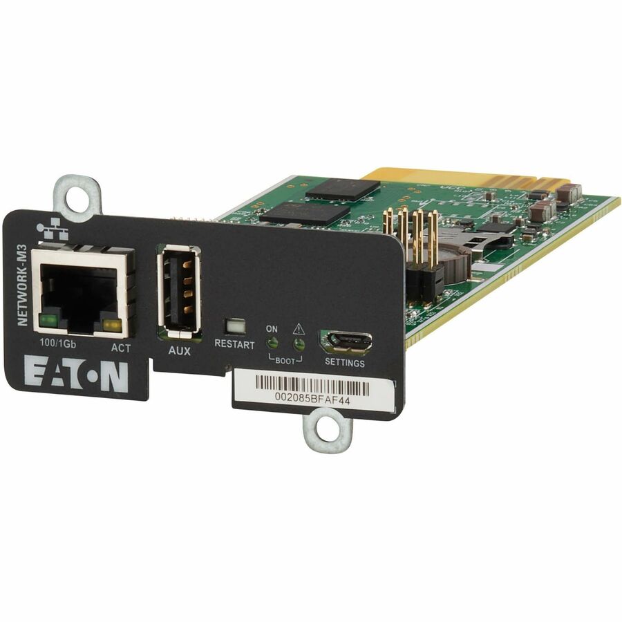 Eaton NETWORK-M3 Gigabit Ethernet Card - 1 Port - Twisted Pair - 1000Base-T