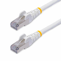 StarTech NLWH25FCAT8PATCH 25ft White CAT8 Ethernet Cable, Snagless RJ45