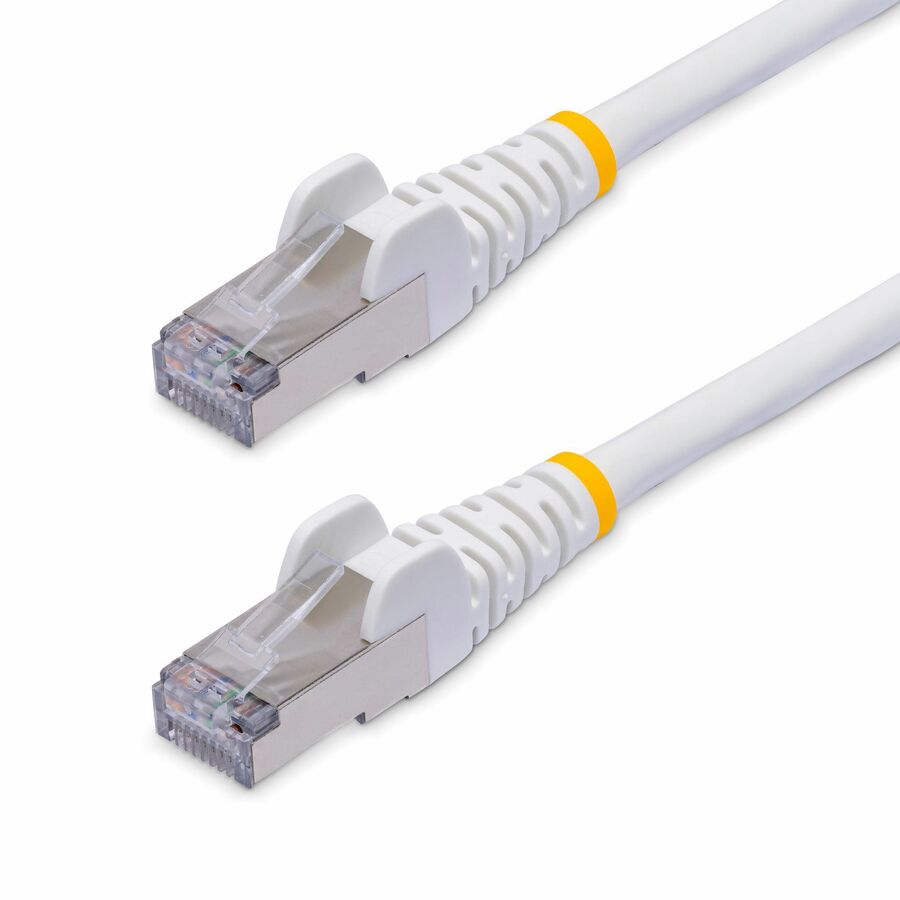 StarTech NLWH25FCAT8PATCH 25ft White CAT8 Ethernet Cable, Snagless RJ45