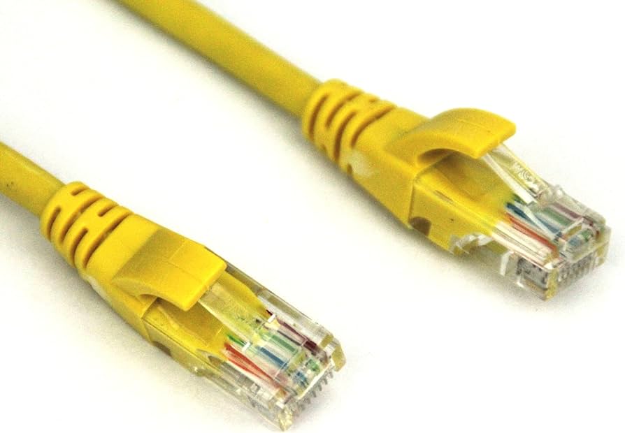 VCOM NP511-10-YELLOW -Patch cable - RJ-45 (M) to RJ-45 (M) - 10 ft - UTP -CAT 5e