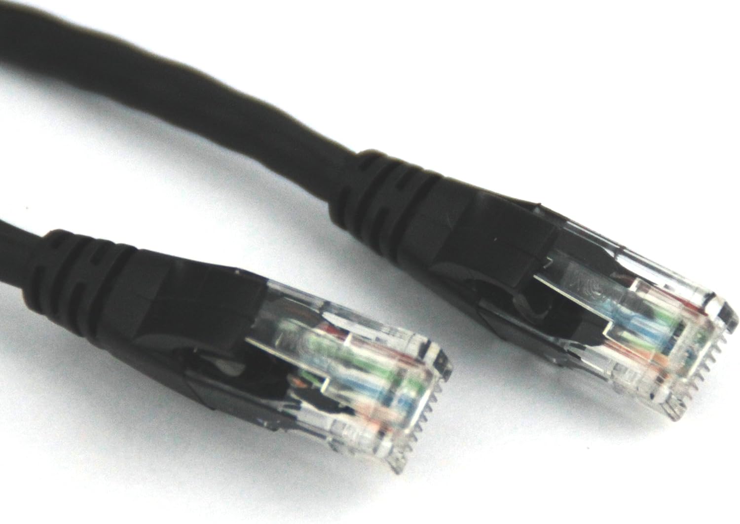 VCOM NP511-3-BLACK Patch cable - UTP - CAT 5e - molded - 3 ft - Black