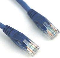 VCOM NP511-3-BLUE Patch cable - 3 ft - UTP - CAT 5e - molded - Blue