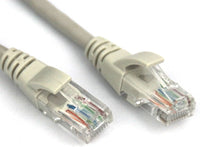 VCOM NP511-5-GRAY Patch cable -RJ-45 (M) to RJ-45 (M) - 5 ft -UTP CAT 5e -molded