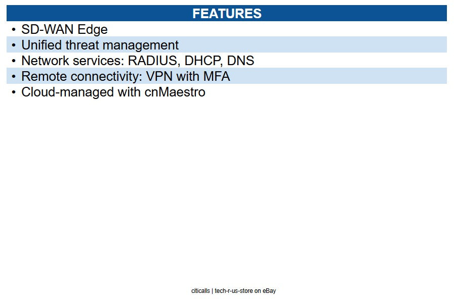 Cambium Networks NSE4000 Network Service Edge 4000, Cloud-managed with cnMaestro