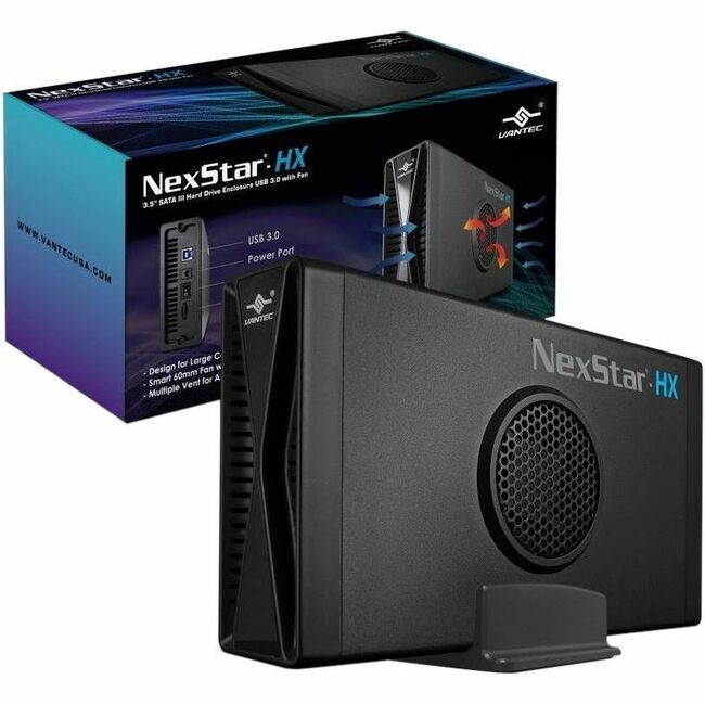 Vantec NST-387S3-BK  NexStar HX 3.5" Drive Enclosure SATA III