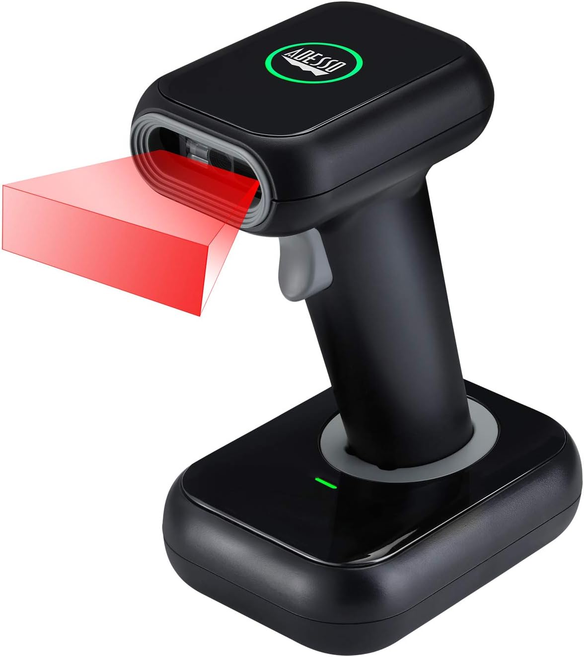 Adesso NUSCAN2700R 2D Wireless Barcode Scanner with Charging Cradle