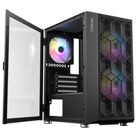 Antec NX200M RGB, Large Mesh Front Panel, USB3.0 - Mini-Tower M-ATX Gaming Case