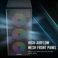 Antec NX500M ARGB, High-Airflow Mesh Front Panel - Mini-Tower M-ATX Gaming Case