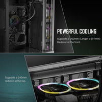 Antec NX500M ARGB, High-Airflow Mesh Front Panel - Mini-Tower M-ATX Gaming Case