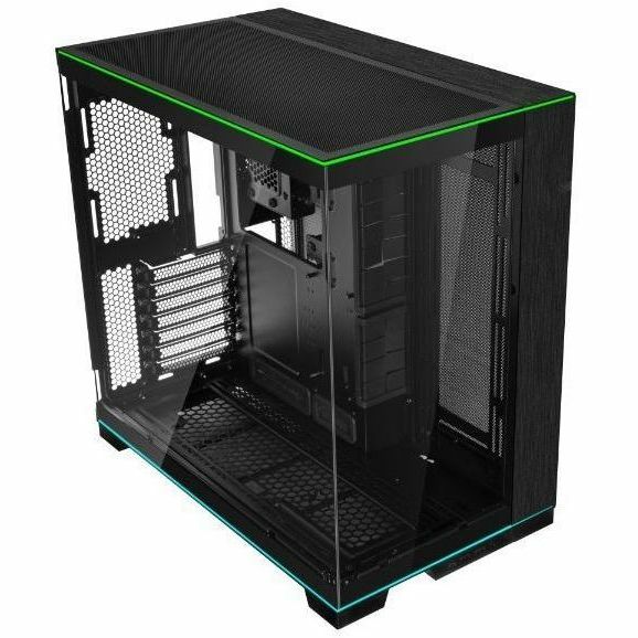 Lian Li O11DERGBX.US Dynamic EVO RGB Gaming Computer Glass Case Front USB Black
