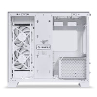 Lian Li O11DMIV2W MINI V2 ATX Mid-Tower Computer Case AirFlow Panoramic White