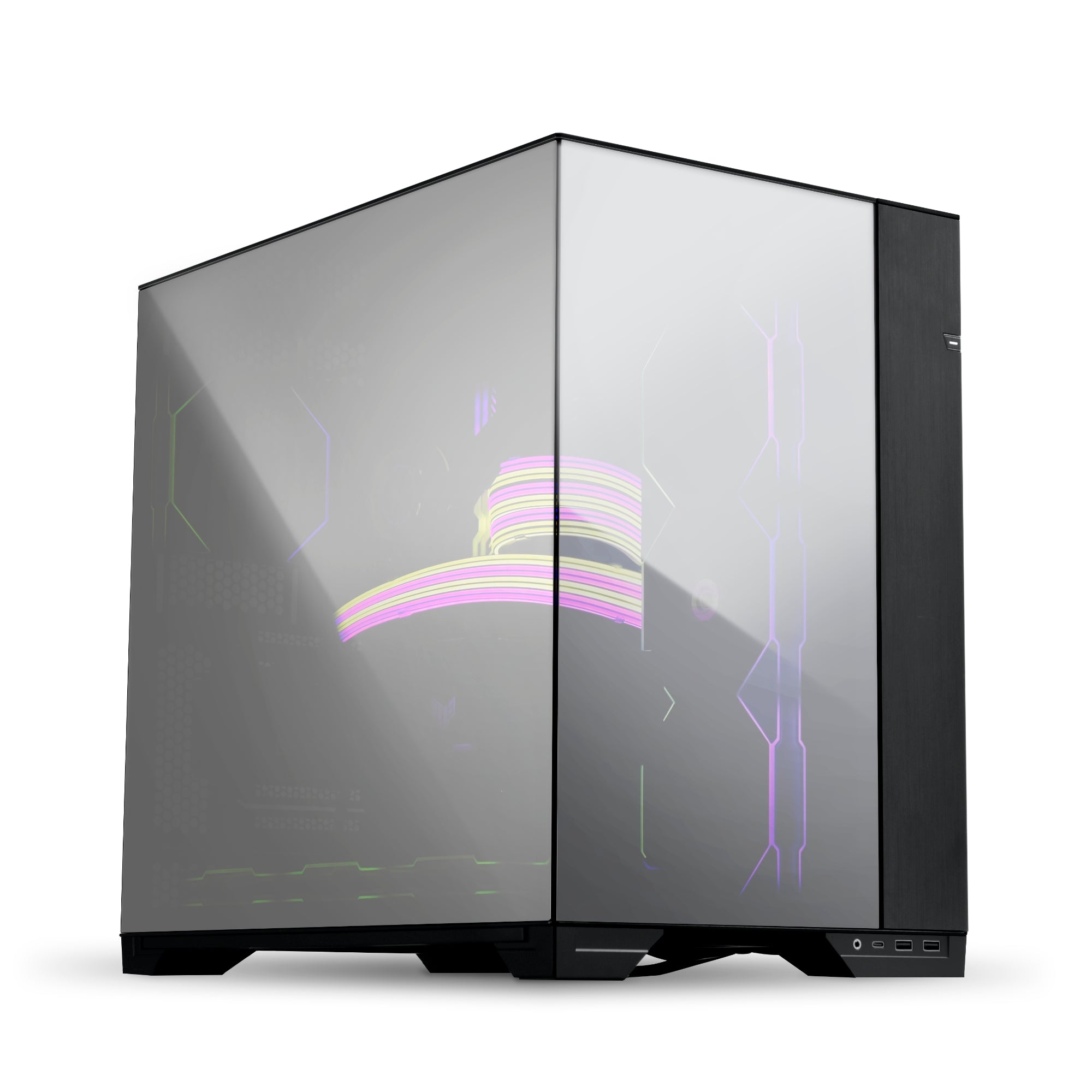 Lian-Li O11VC PC Case Tower Vision Chrome Version Mirror TG 3 sides EATX ATX