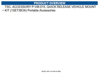 TSC OP-P-VM-015-0001 P-vm-015, Quick Release Vehicle Mount