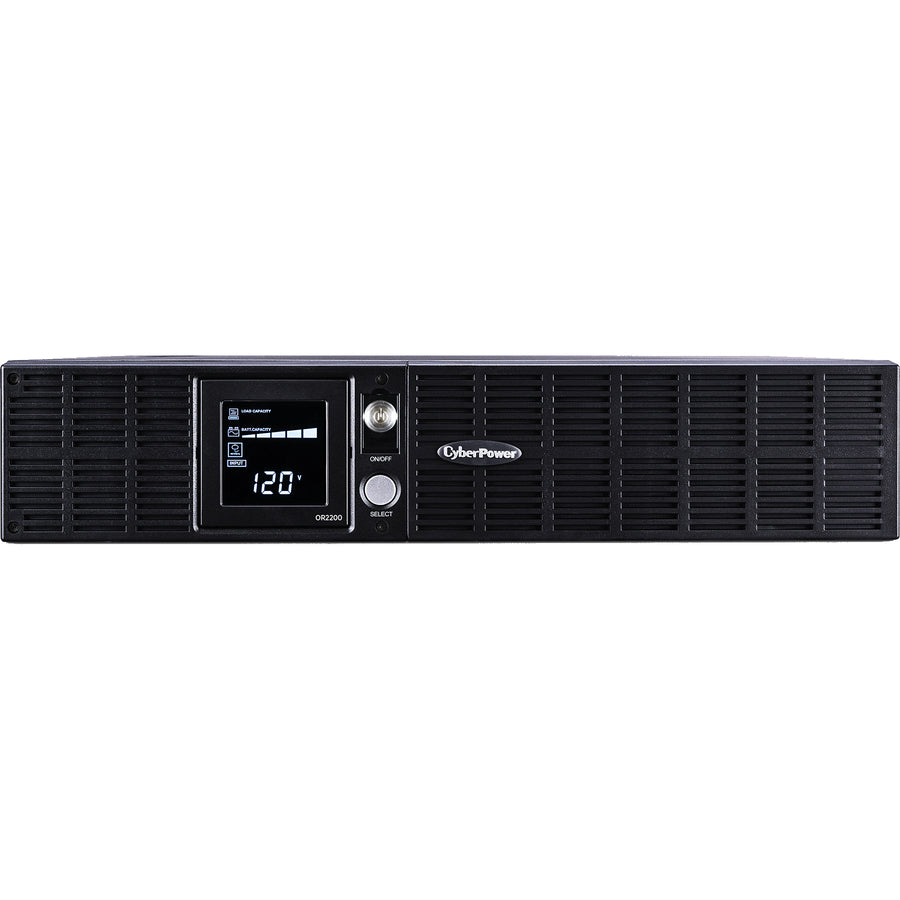 CyberPower OR2200LCDRT2U SMART APP LCD UPS 2200VA RACK/TWR - Black