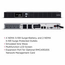 CyberPower OR500LCDRM1U Smart App LCD UPS Systems - 500VA/300W, 120 VAC
