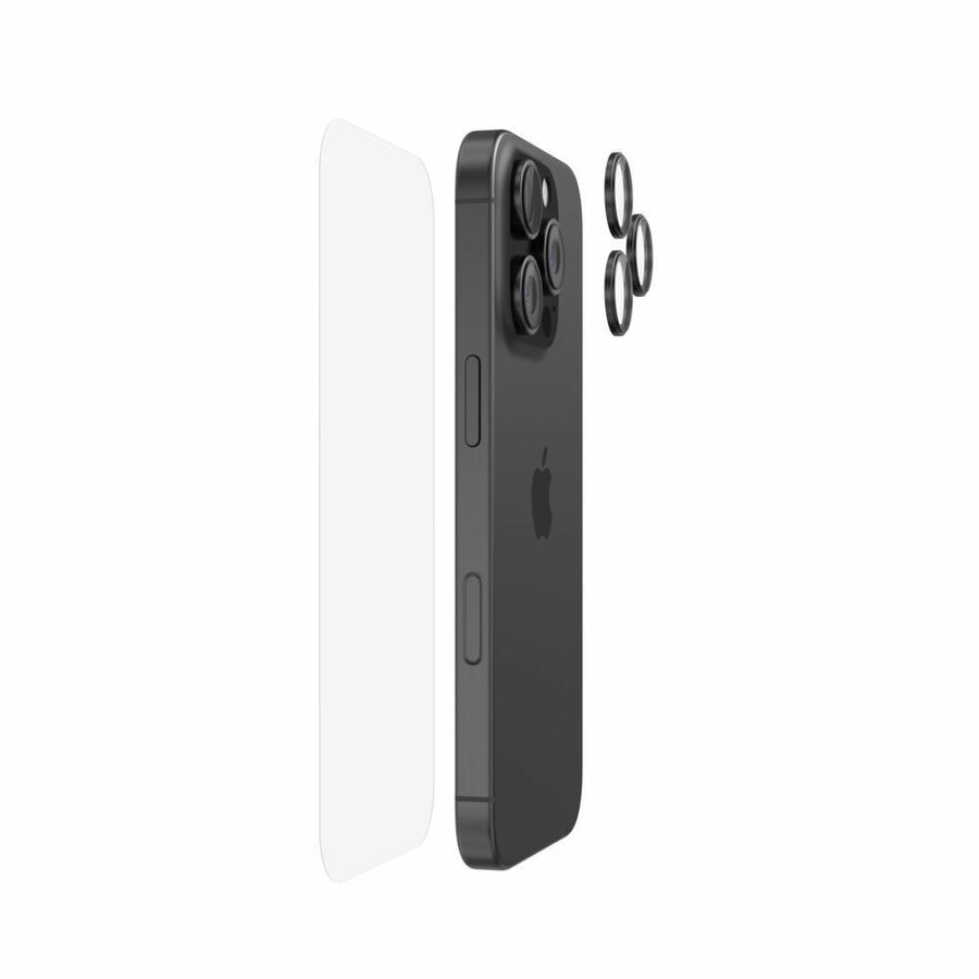 Belkin OVA180FQBK TemperedGlass Camera Lens Protector 2-Pack for iPhone 15 Pro