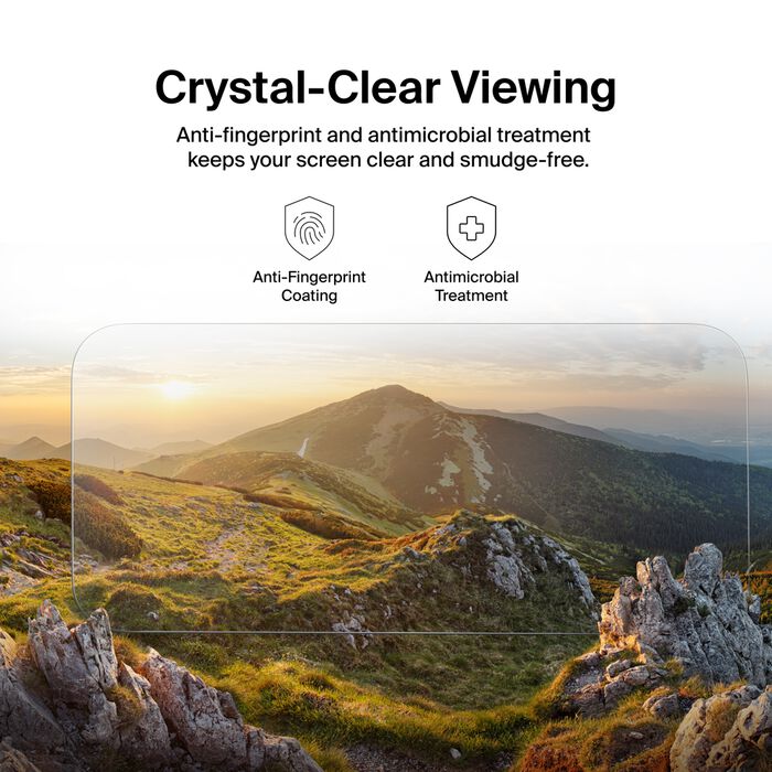 Belkin OVA220FQ ScreenForce TemperedGlass Screen Protector for iPhone 17 Pro