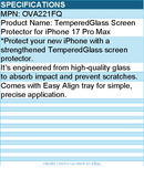 Belkin OVA221FQ TemperedGlass Screen Protector for iPhone 17 Pro Max