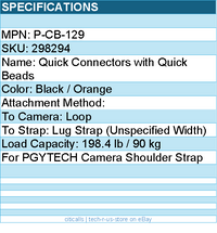 PGYTECH P-CB-129 Accessory - Quick Connectors With Quick Beads Retail