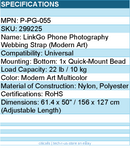 PGYTECH P-PG-055 LinkGo Phone Photography Strap - Webbing - Modern Art Retail